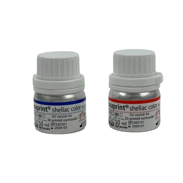 vernis luxaprint shellac color detax