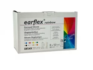 packaging earflex rainbow assortiment detax