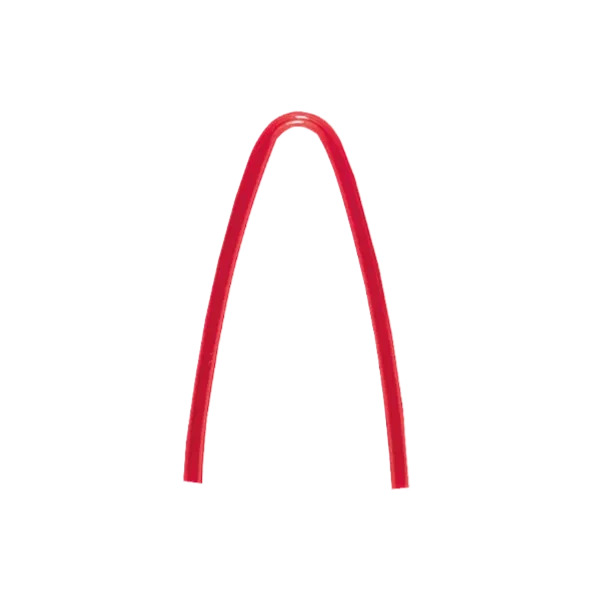 Tube rouge 2.0x3.1mm angle étroit